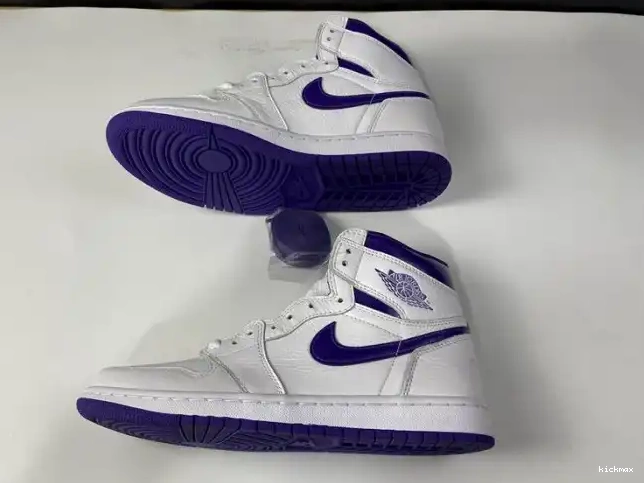 Cheap 1 PURPLE JORDAN RETRO HIGH CD0461-151 COURT AIR 0510